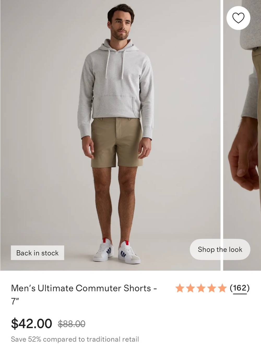 Men's Ultimate Commuter Shorts Quince - Tan